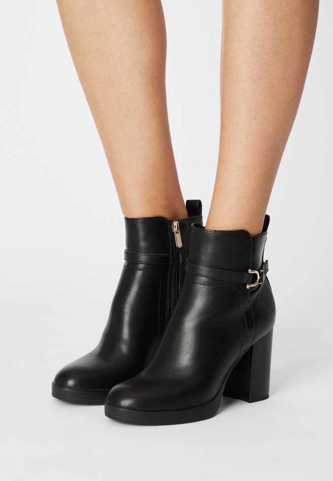 Bottines à Plateforme Noir Gabor | Exclusif
